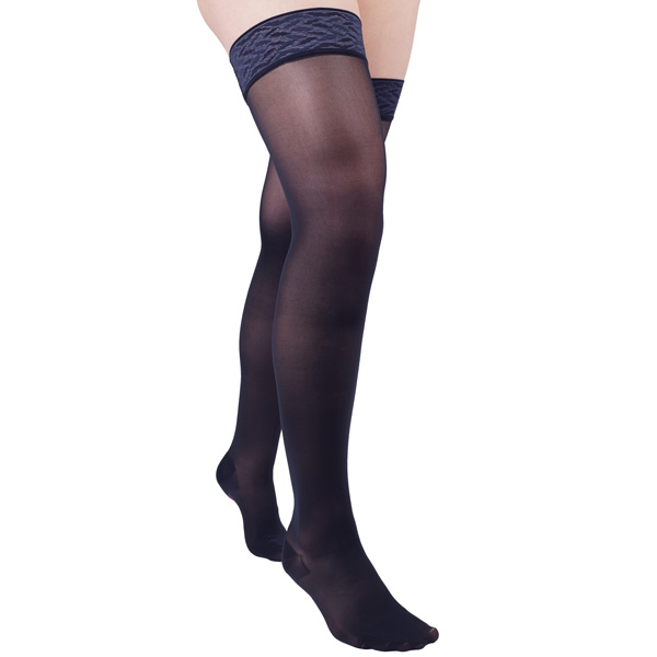 thigh high compression stockings mediven sheer & soft
